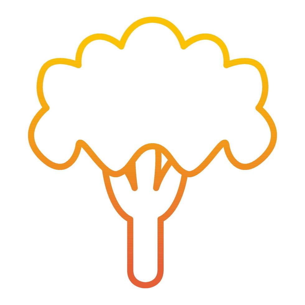 cauliflower icon, suitable for a wide range of digital creative projects. vector