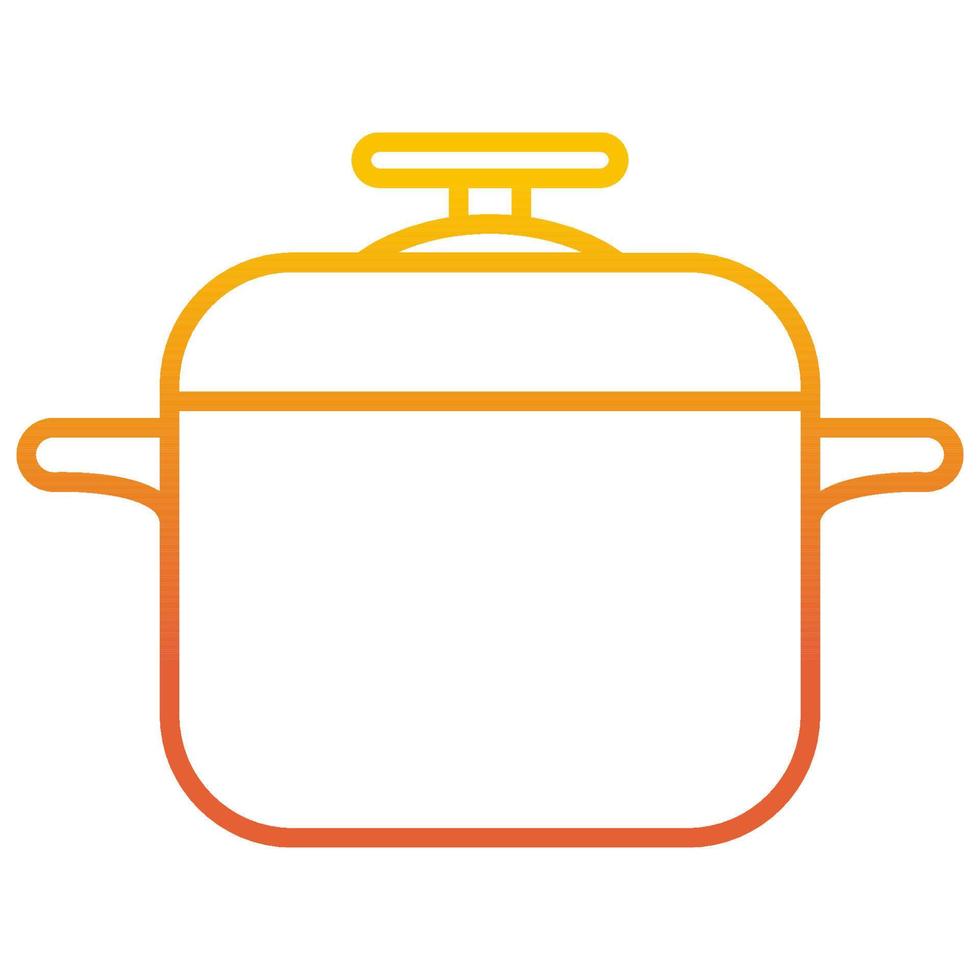 Pot icon, suitable for a wide range of digital creative projects. vector