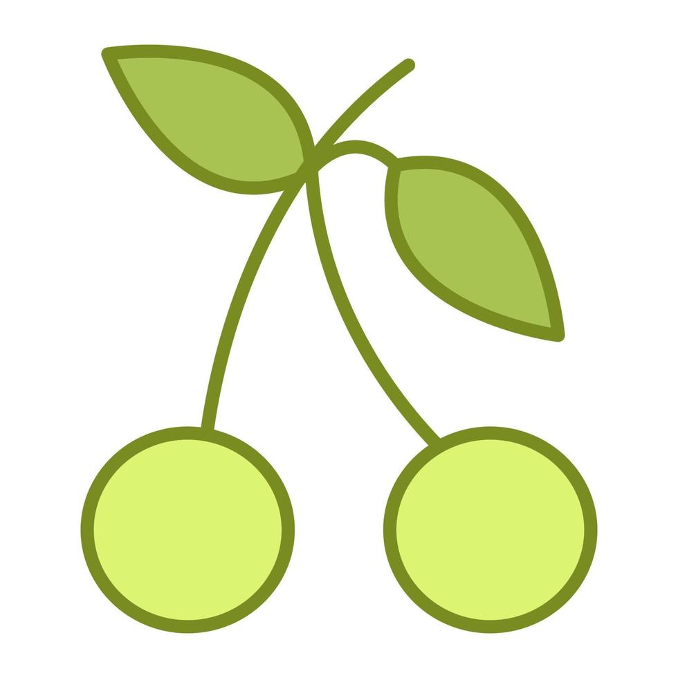cherries icon, suitable for a wide range of digital creative projects. vector