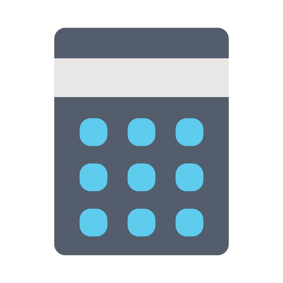calculator icon, suitable for a wide range of digital creative projects. vector