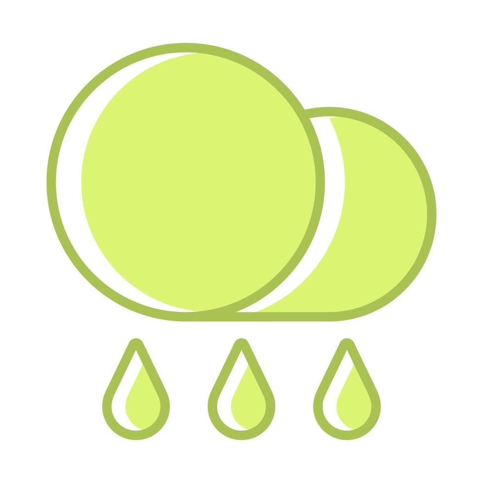 Rainy icon, suitable for a wide range of digital creative projects. vector