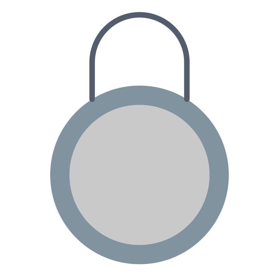 closed padlock icon, suitable for a wide range of digital creative projects. vector