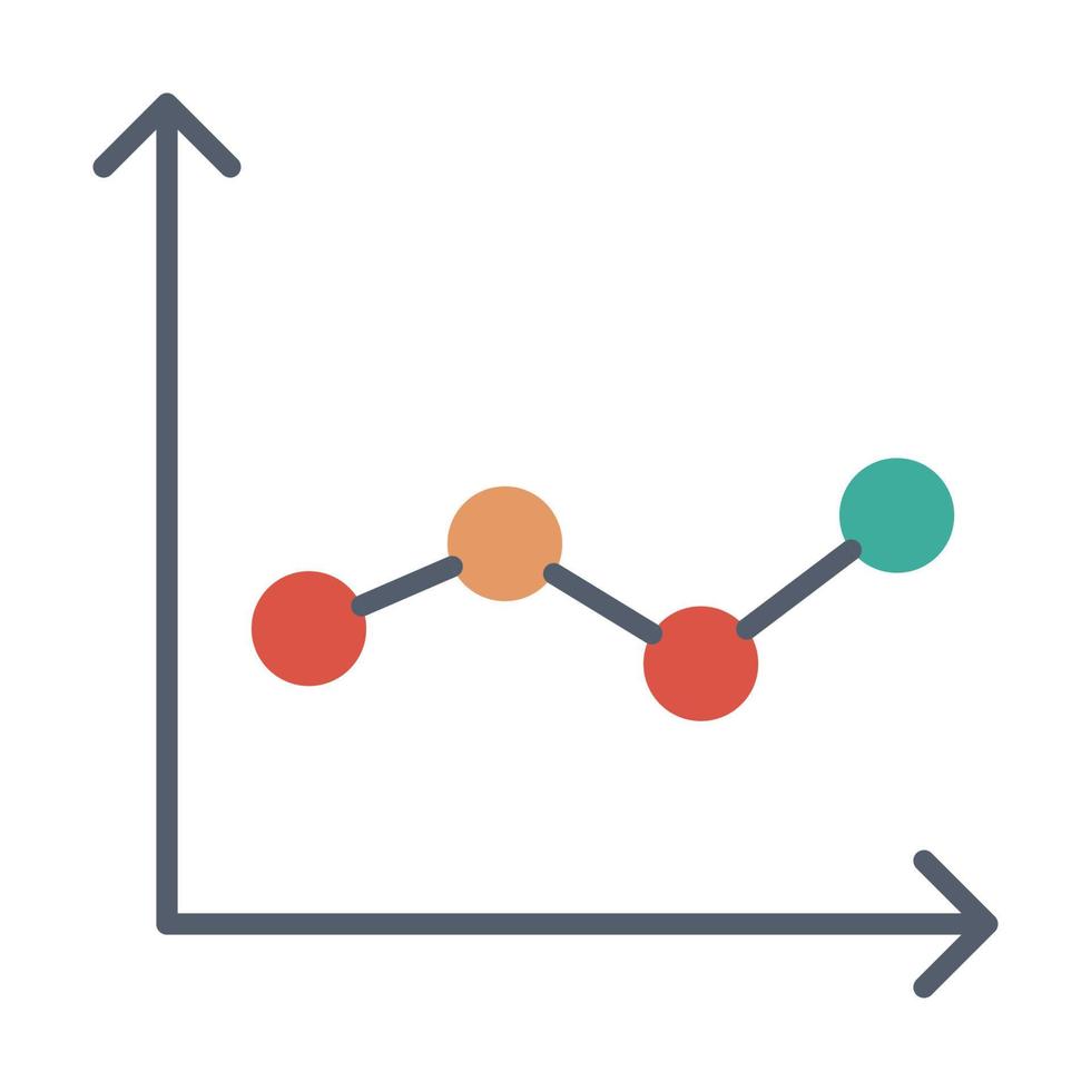 chart icon, suitable for a wide range of digital creative projects. vector