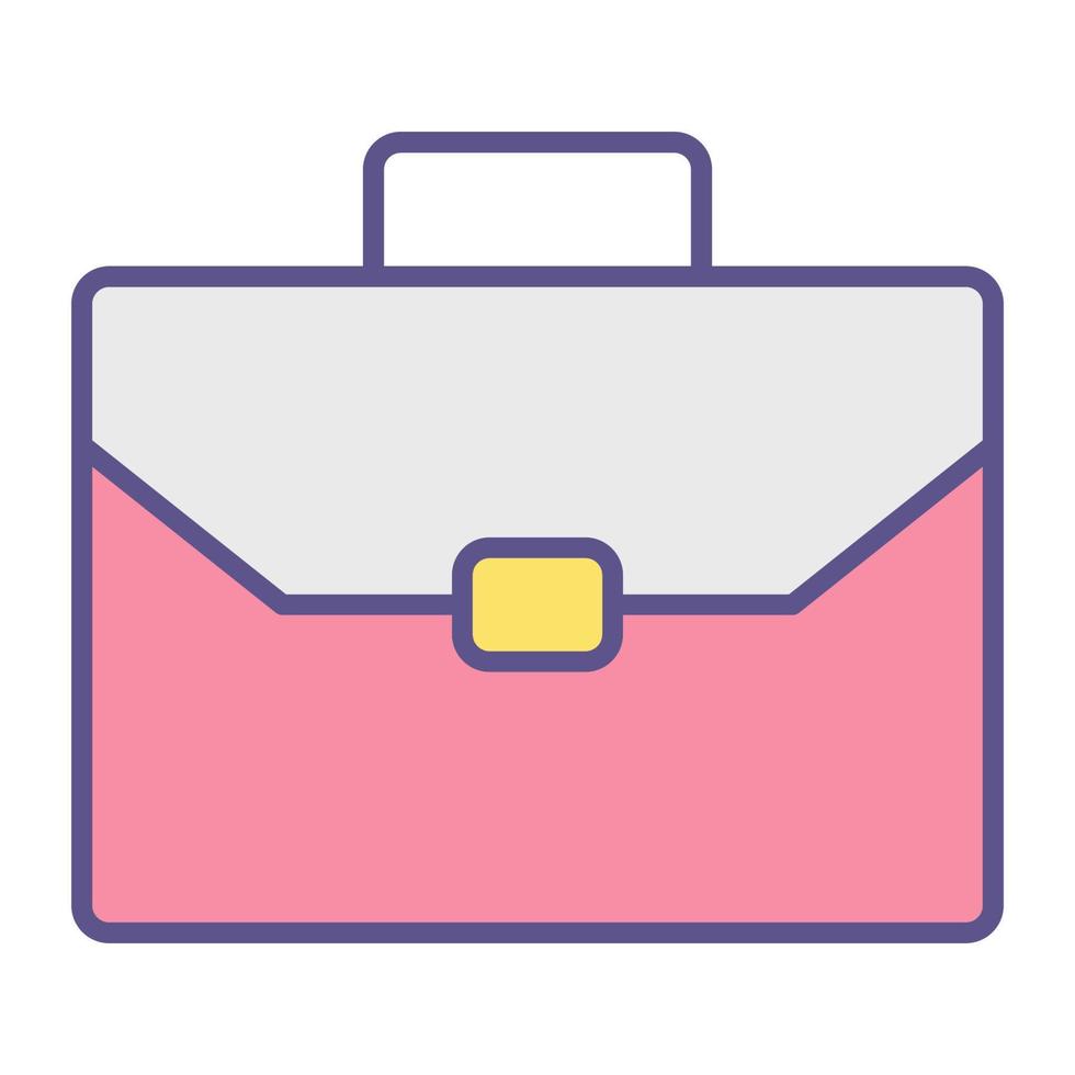 briefcase icon, suitable for a wide range of digital creative projects. vector