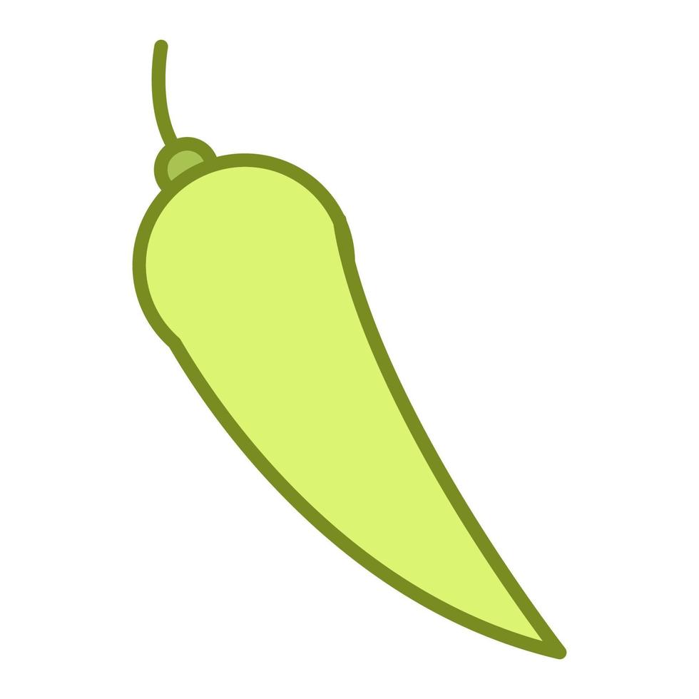 Pepper icon, suitable for a wide range of digital creative projects. vector