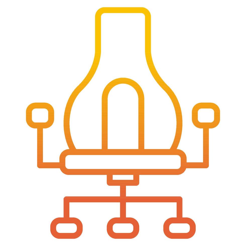 Gamer chair icon, suitable for a wide range of digital creative projects. vector