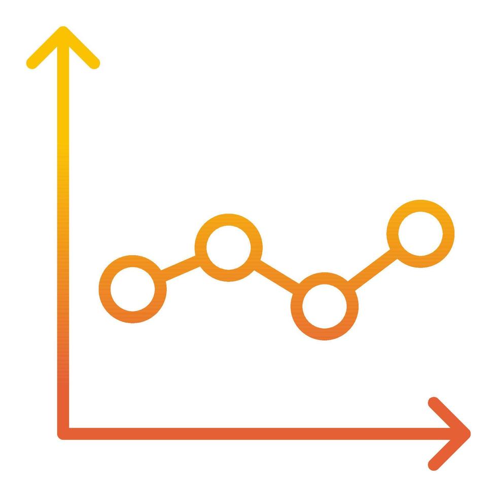 chart icon, suitable for a wide range of digital creative projects. vector