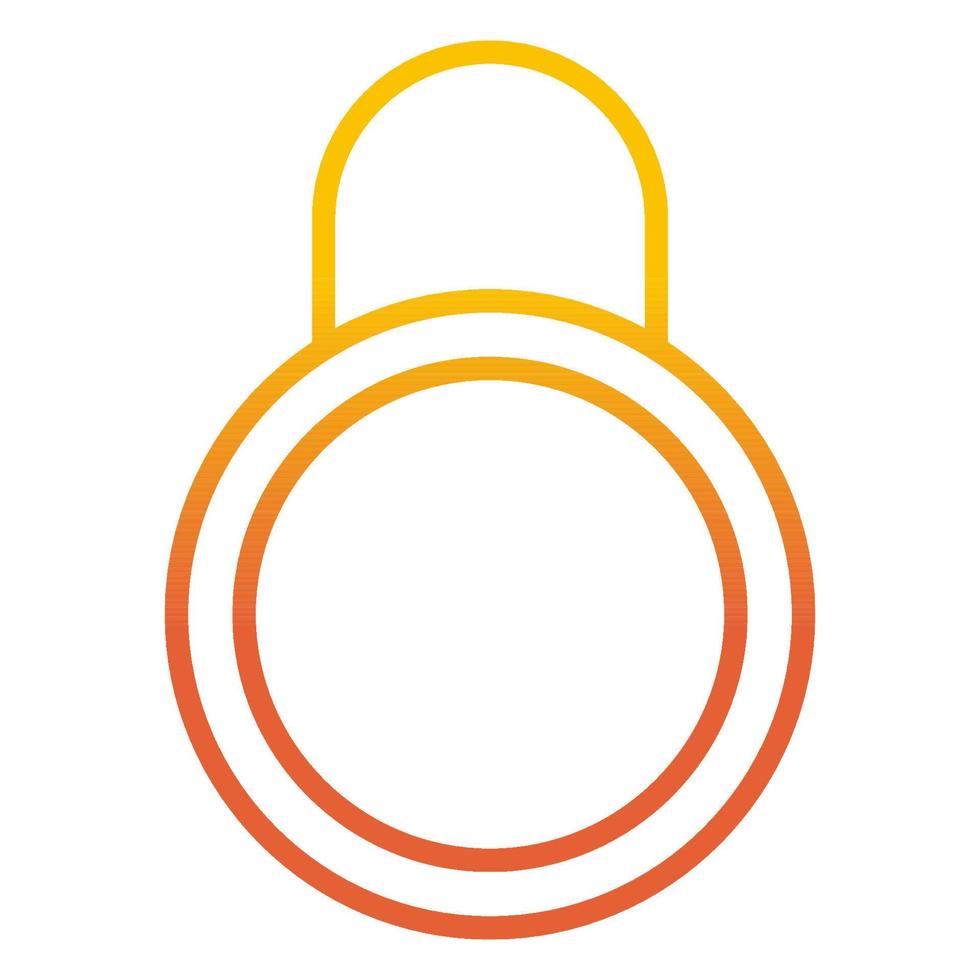 closed padlock icon, suitable for a wide range of digital creative projects. vector