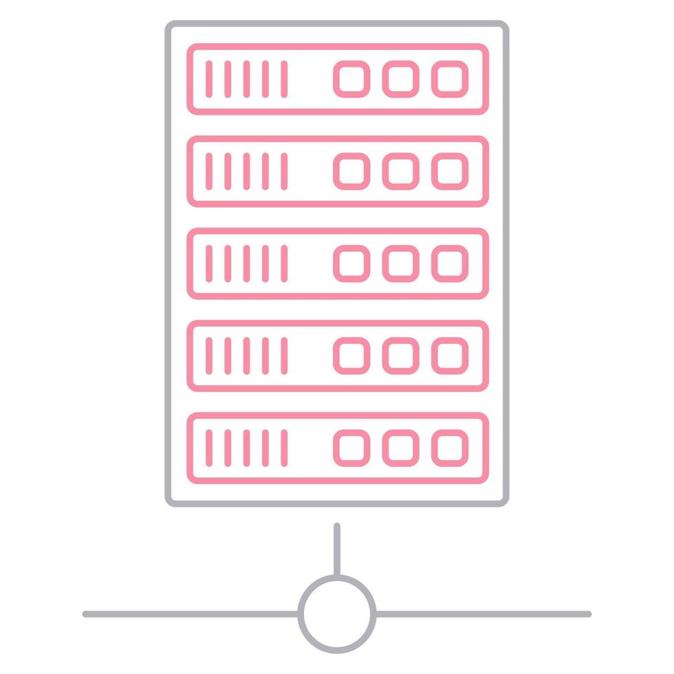 Databank icon, suitable for a wide range of digital creative projects. vector