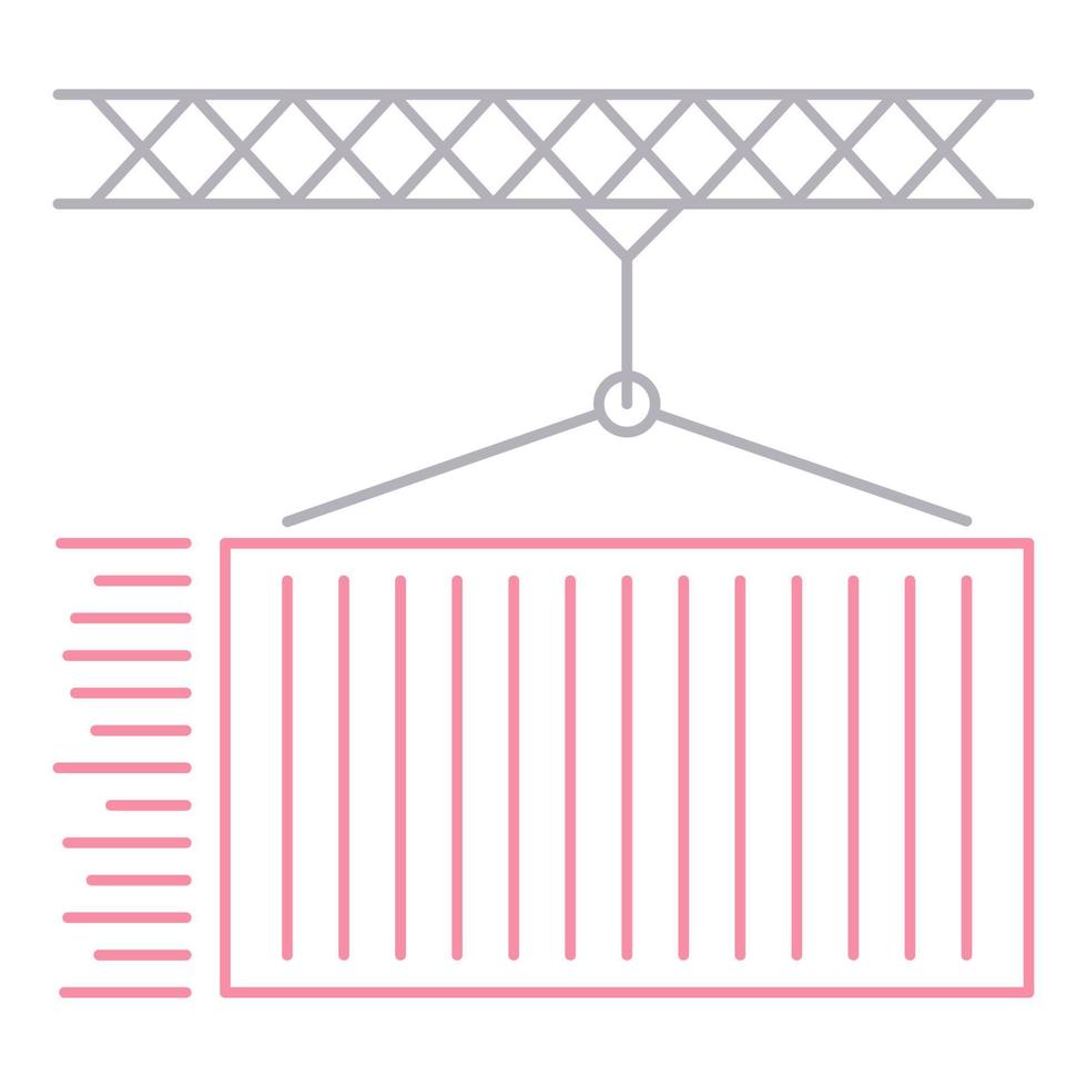 cargo shipping icon, suitable for a wide range of digital creative projects. vector