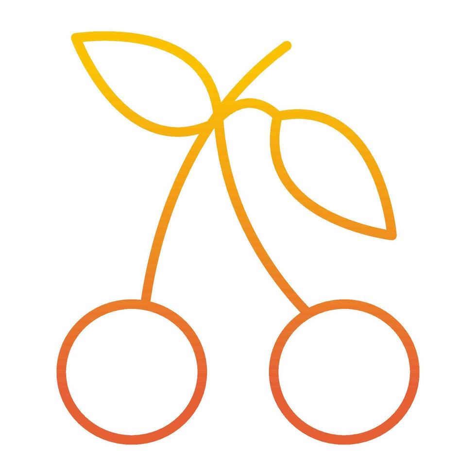cherries icon, suitable for a wide range of digital creative projects. vector