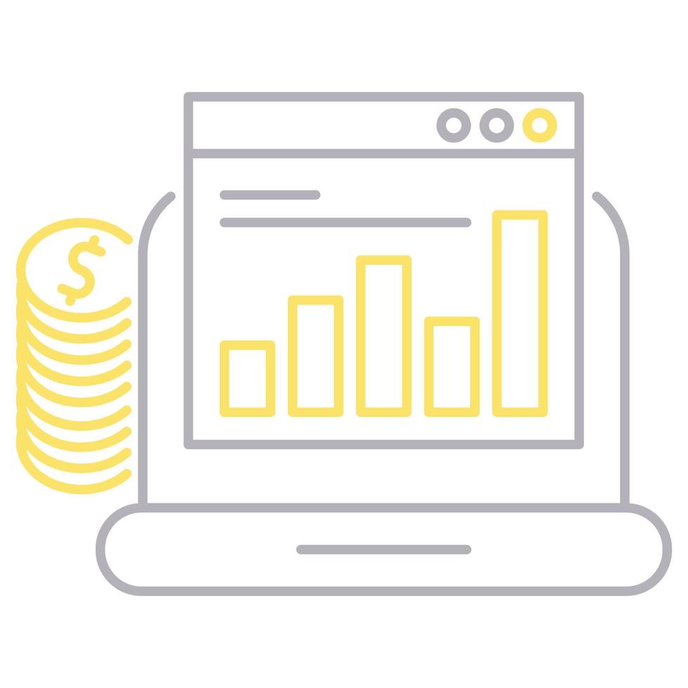 Business budget icon, suitable for a wide range of digital creative projects. vector