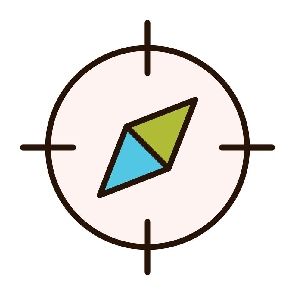 compass icon, suitable for a wide range of digital creative projects. vector