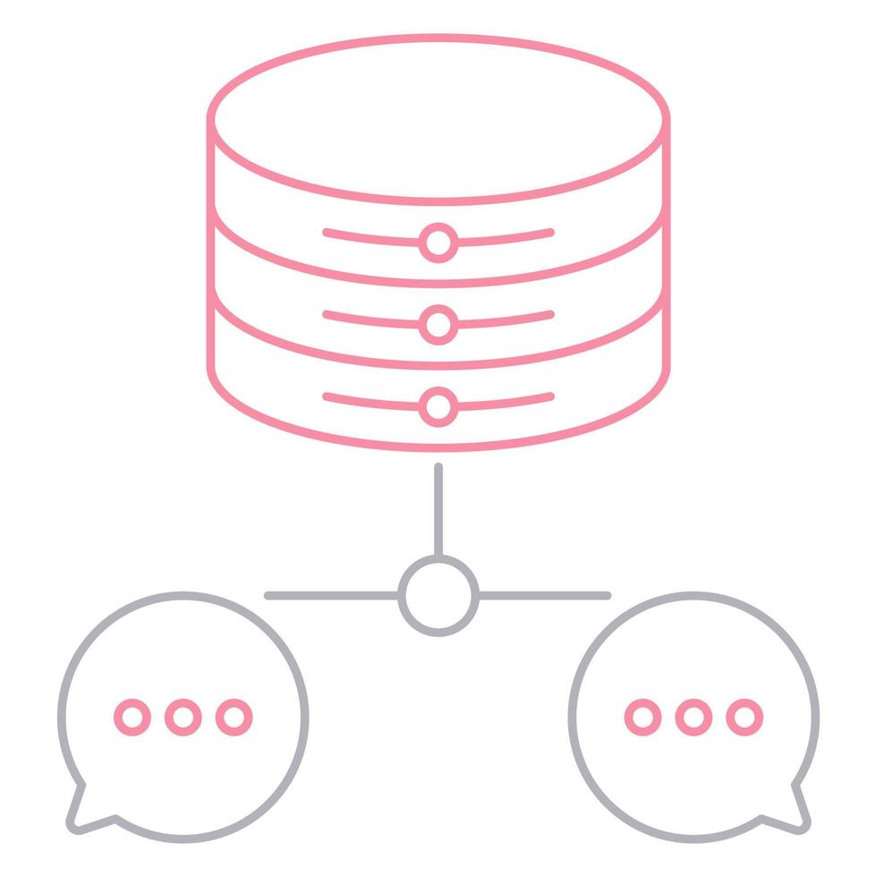 Big data icon, suitable for a wide range of digital creative projects. vector