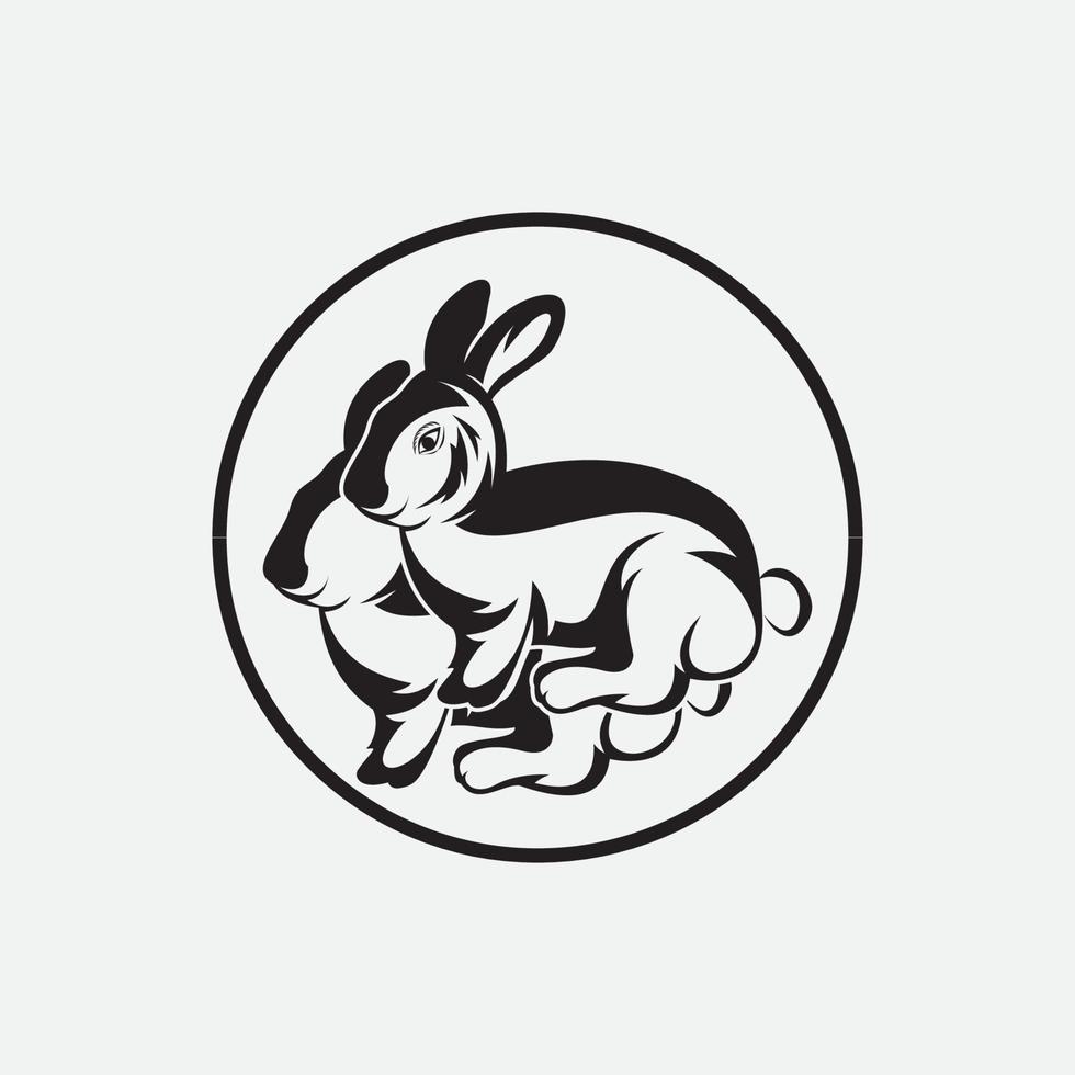 Rabbit vector icon illustration design