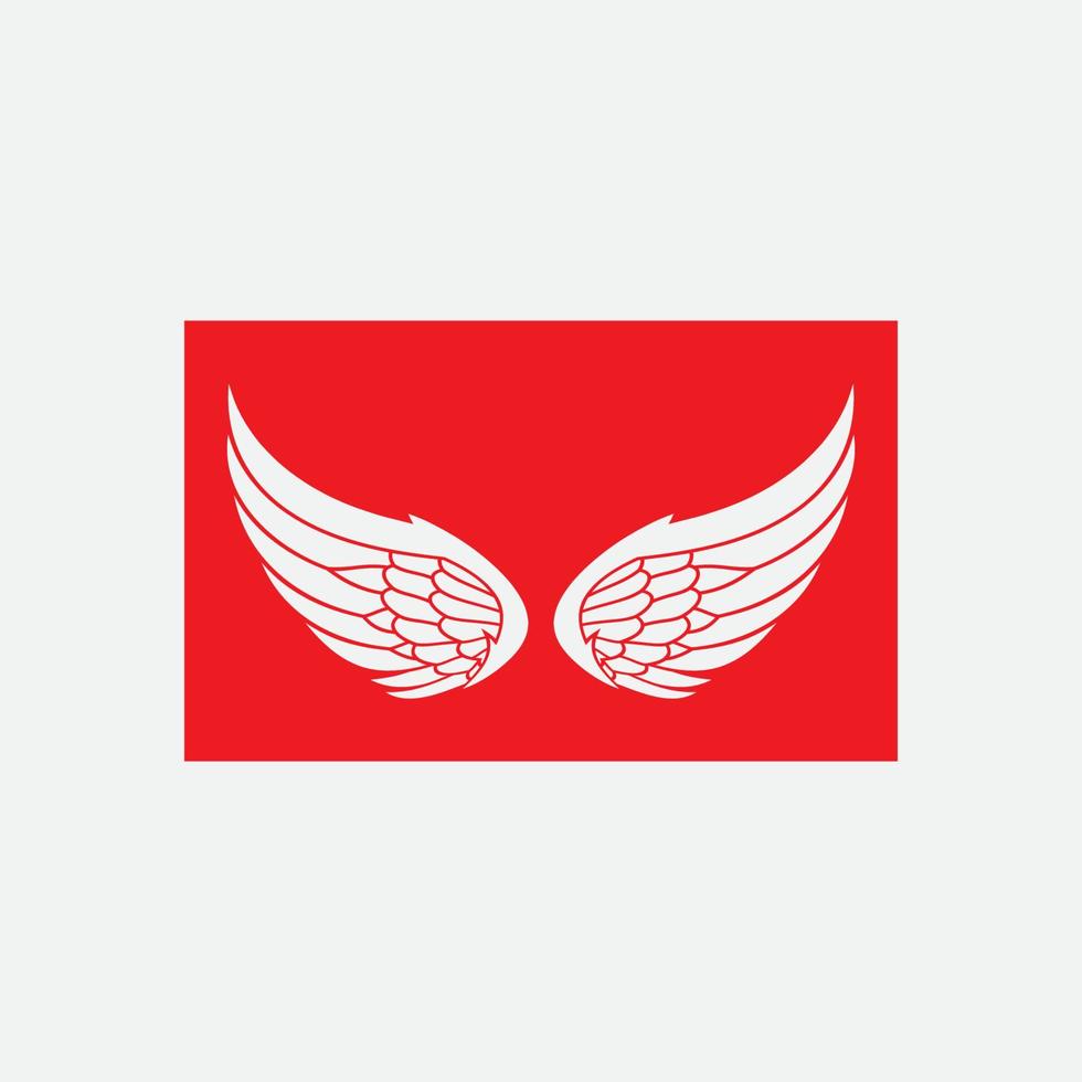 wings illustration design icon logo vector