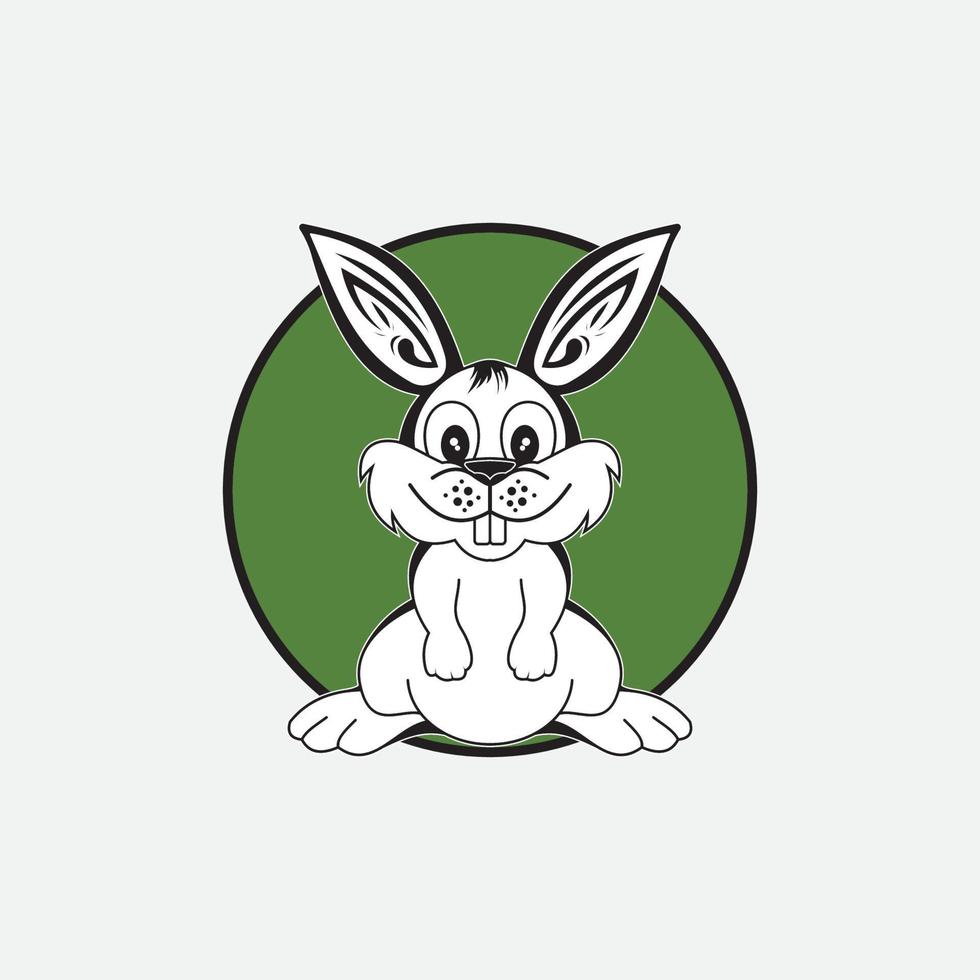 Rabbit vector icon illustration design