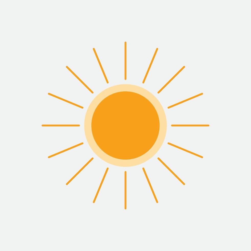 Sun Vector illustration Icon