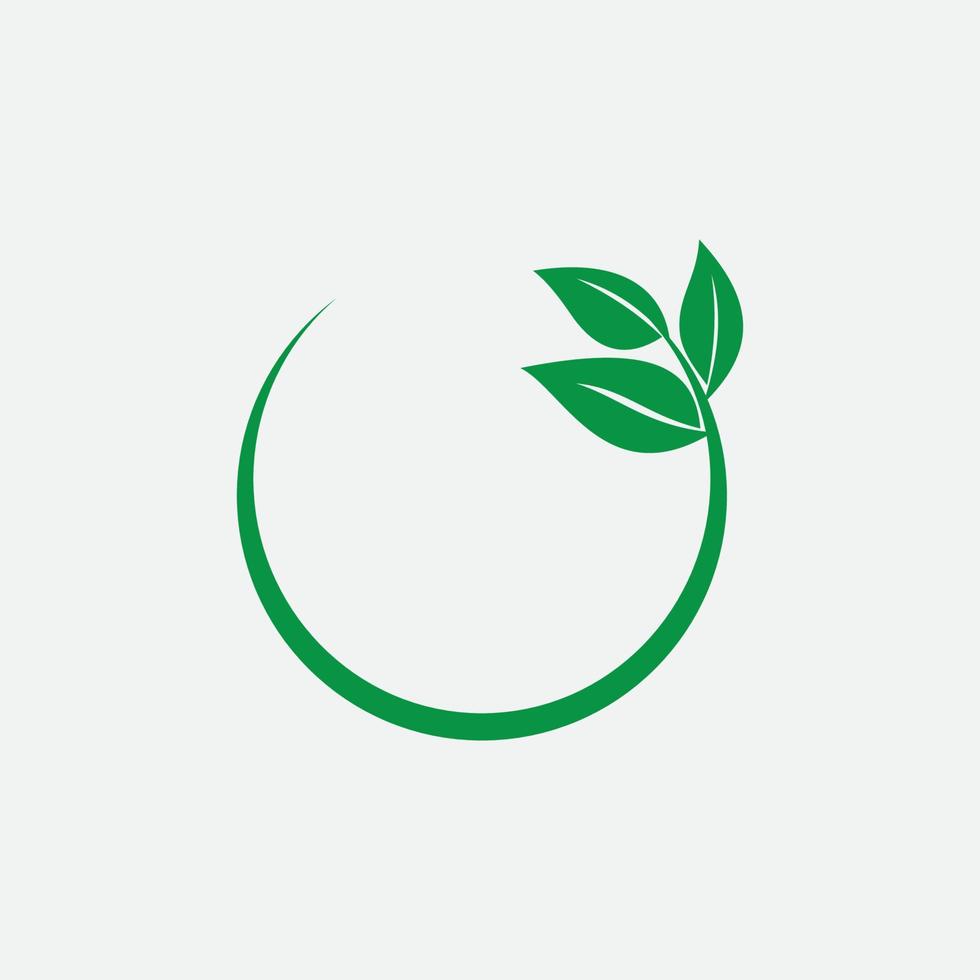 leaf vector illustration design icon logo
