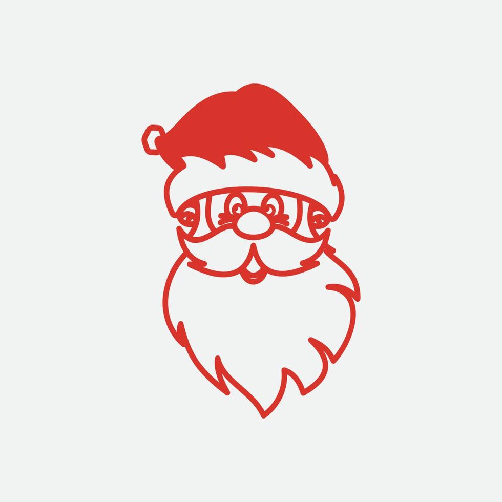 Santa Claus vector illustrations design icon logo