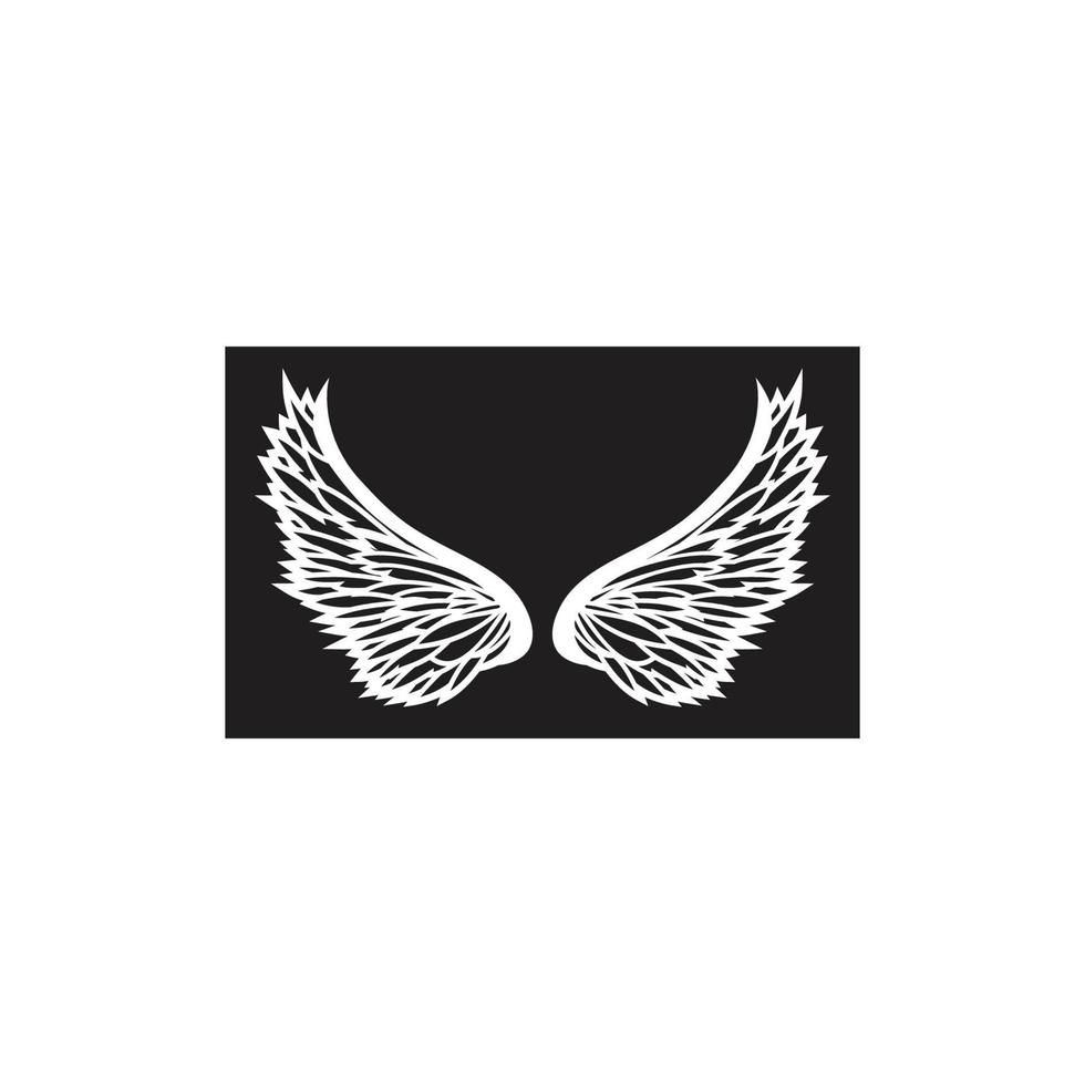 wings illustration design icon logo vector