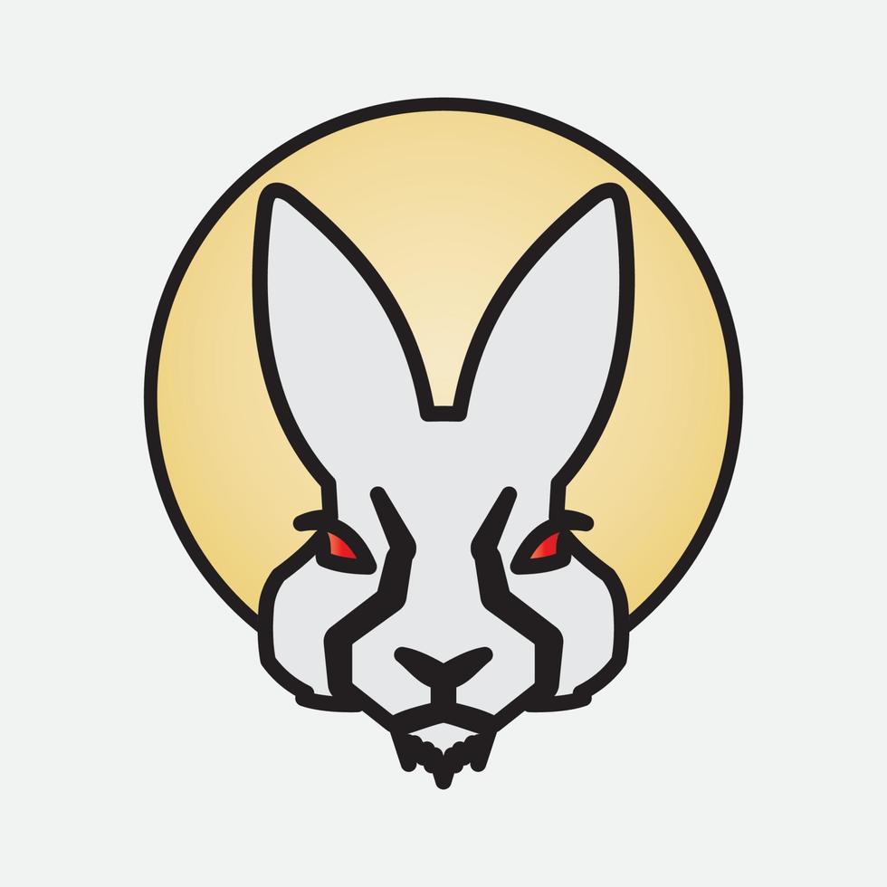 Rabbit vector icon illustration design