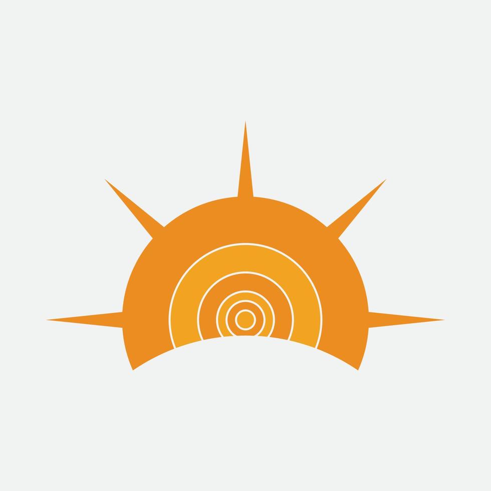 Sun Vector illustration Icon