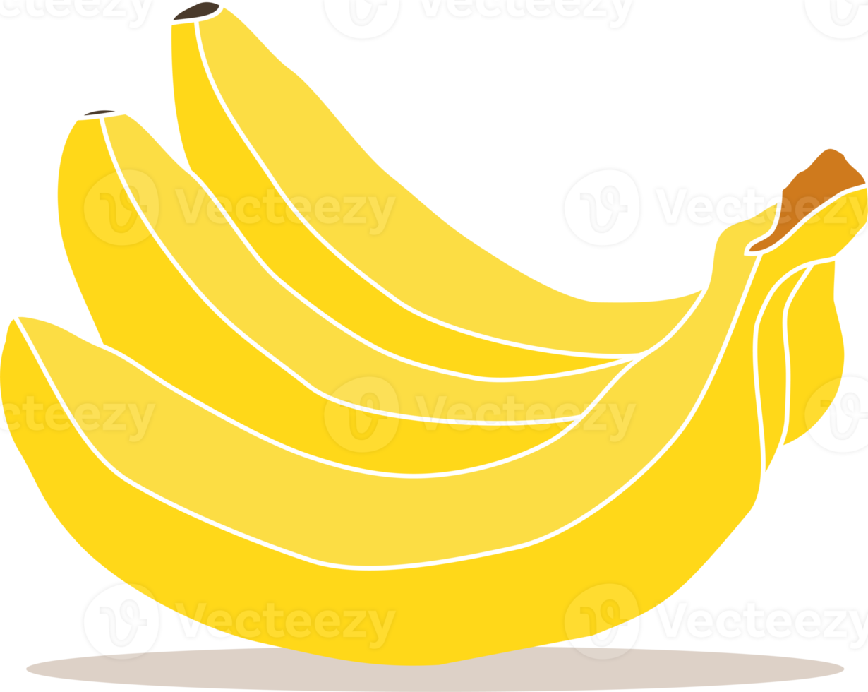 Sweet juicy tasty natural eco product banana png