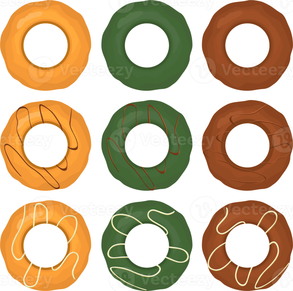 Big set homemade cookie different taste in pastry biscuit png