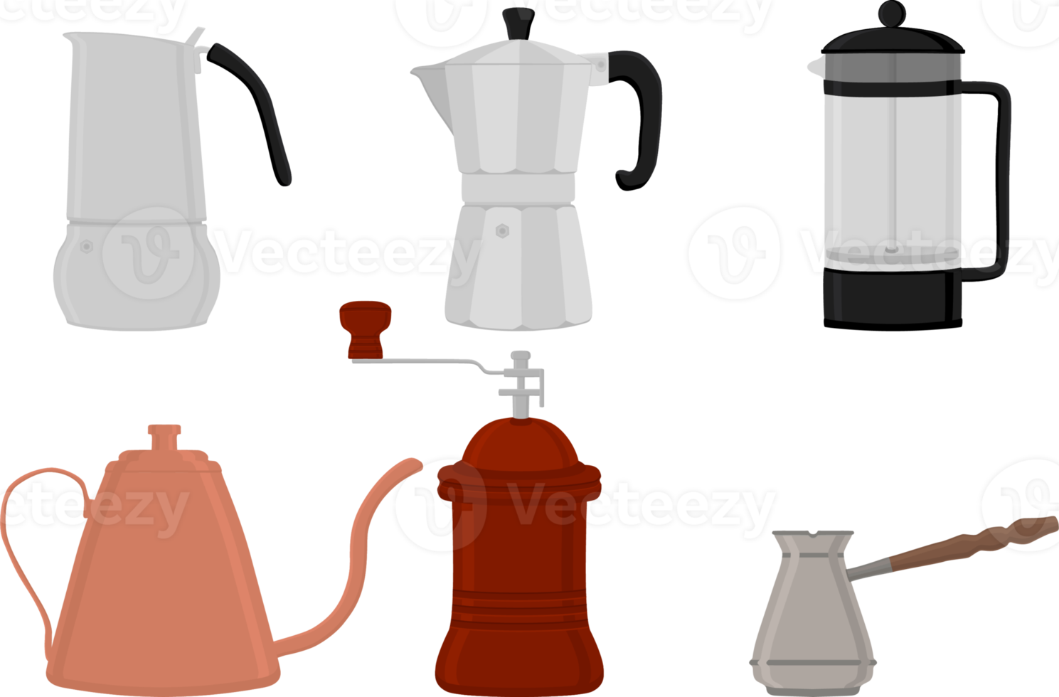 Various sweet tasty natural coffee png