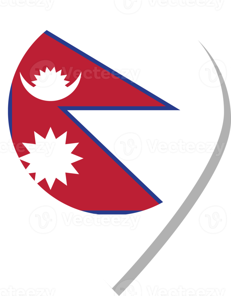 Nepal vlag Check in icoon. png