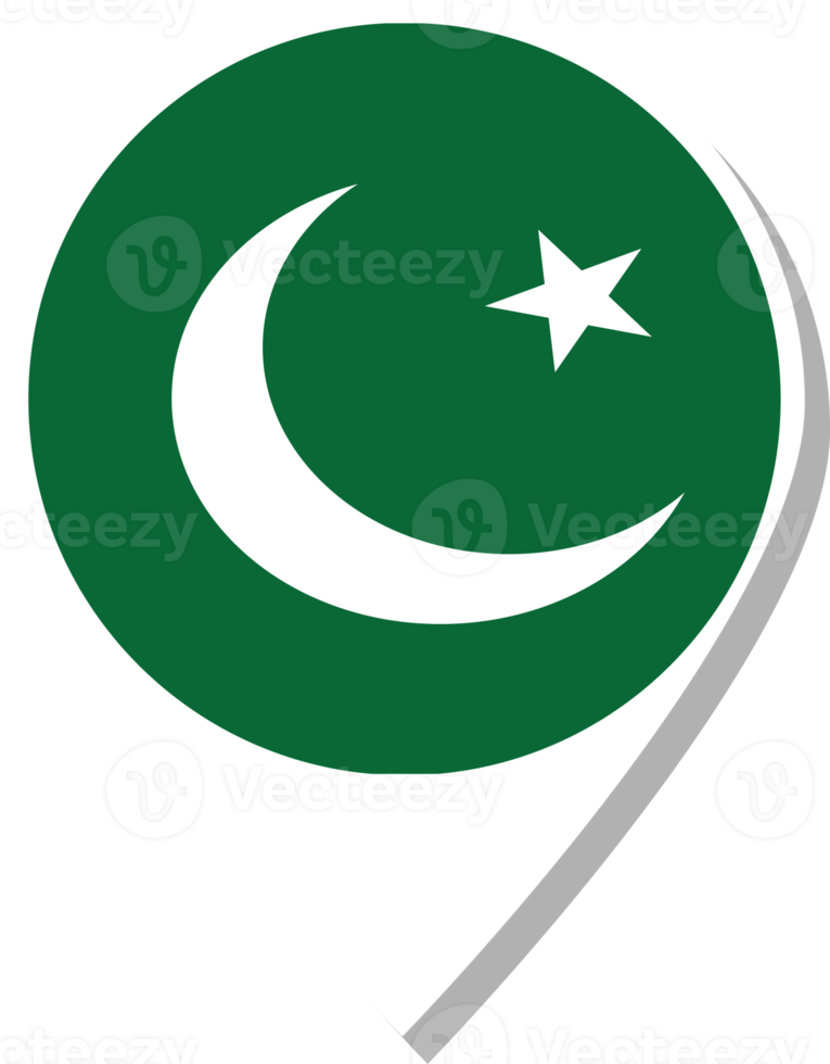 ícone de check-in da bandeira do Paquistão. png