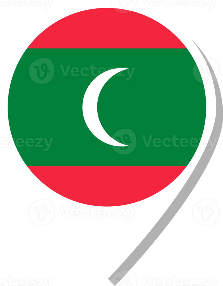 Maldives flag check-in icon. png