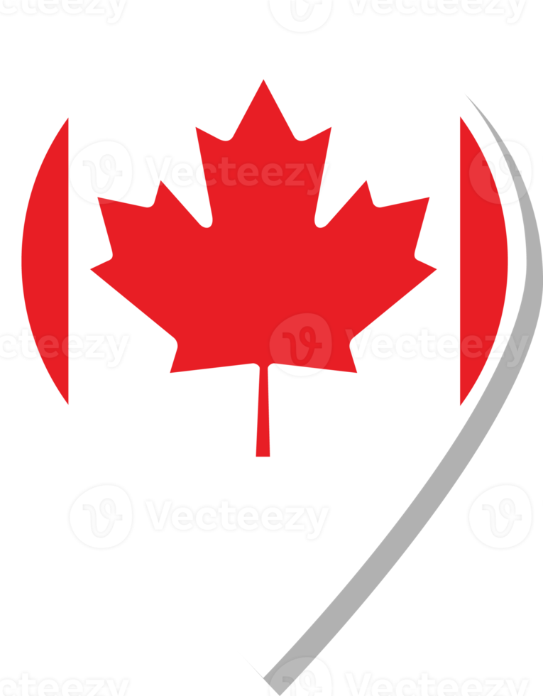 Canada flag check-in icon. png