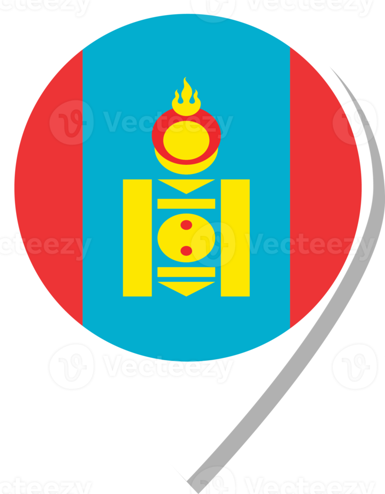 Mongolia flag check-in icon. png