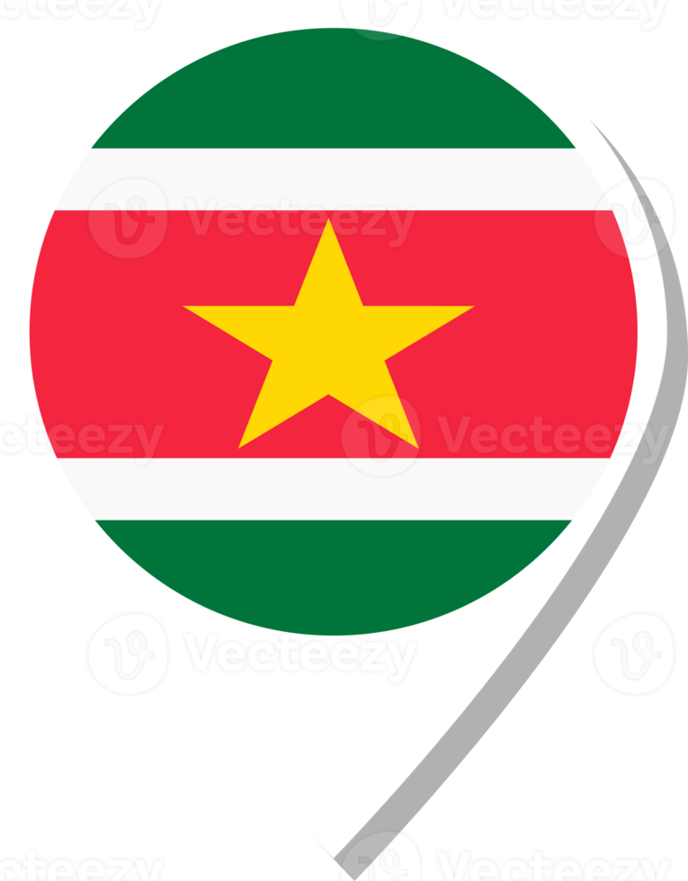 ícone de check-in da bandeira do suriname. png