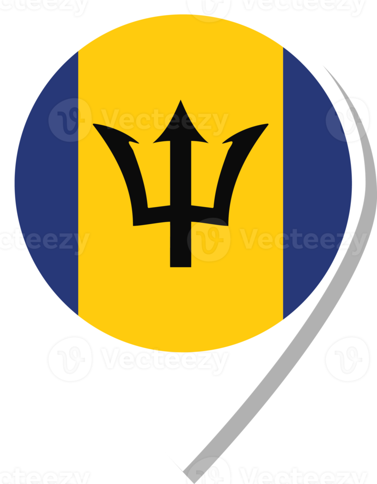 Barbados vlag Check in icoon. png