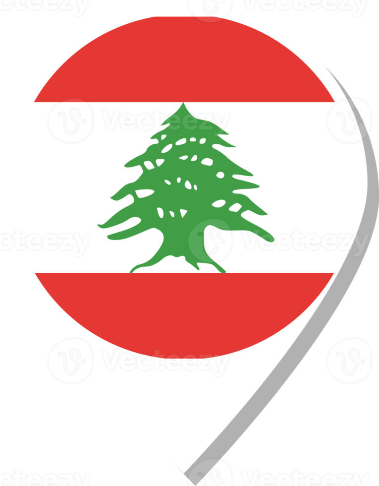 Libanon vlag Check in icoon. png