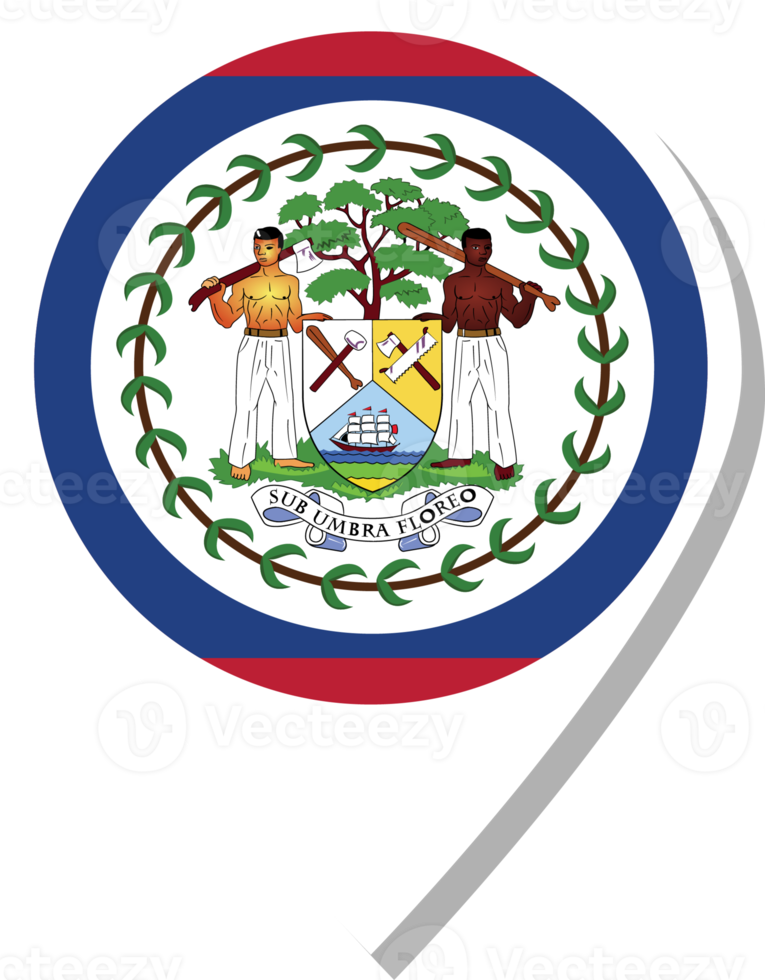 Belize vlag Check in icoon. png