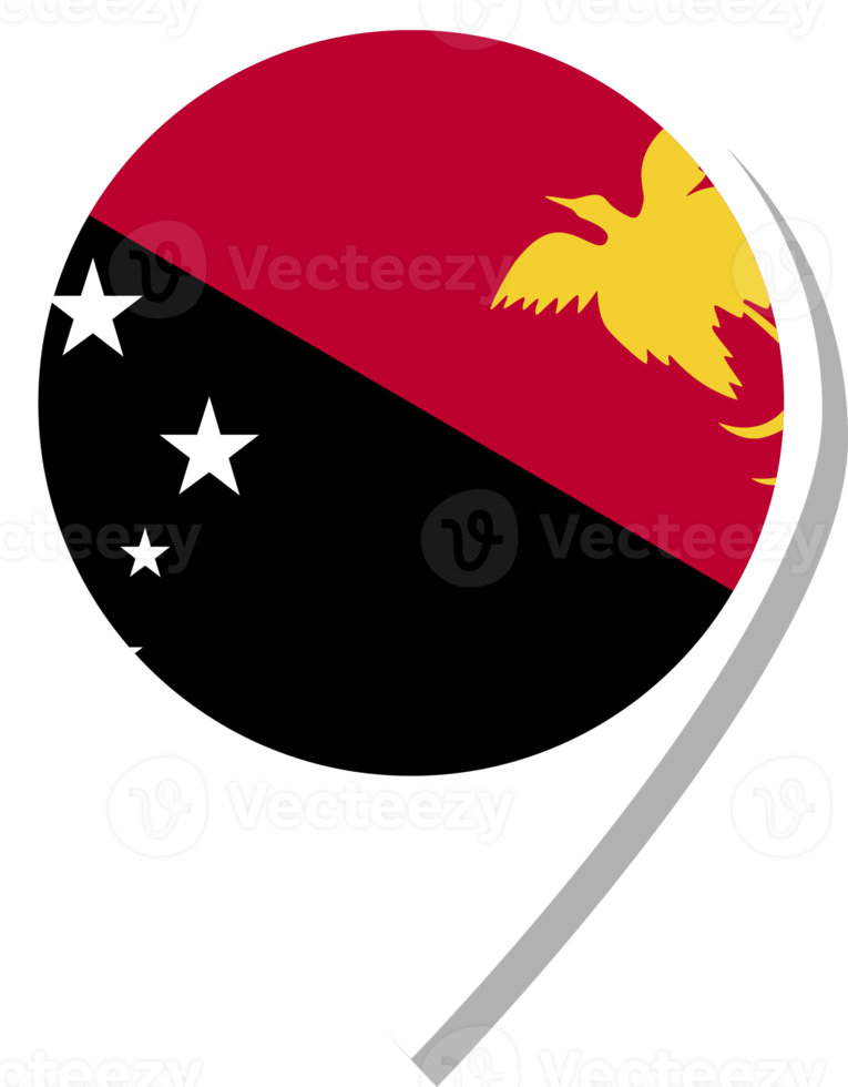 icono de check-in de la bandera de papúa nueva guinea. png