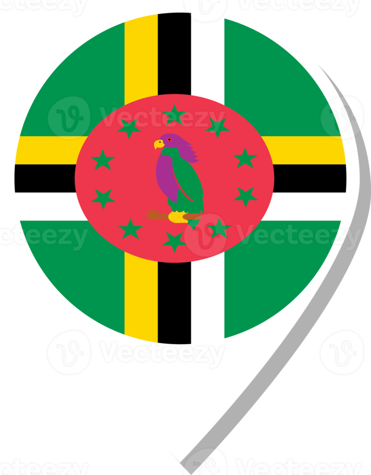 dominica flag check-in-symbol. png