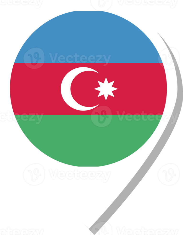 azerbaijan flagga checka in ikon. png