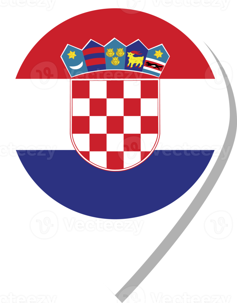 Croatia flag check-in icon. png