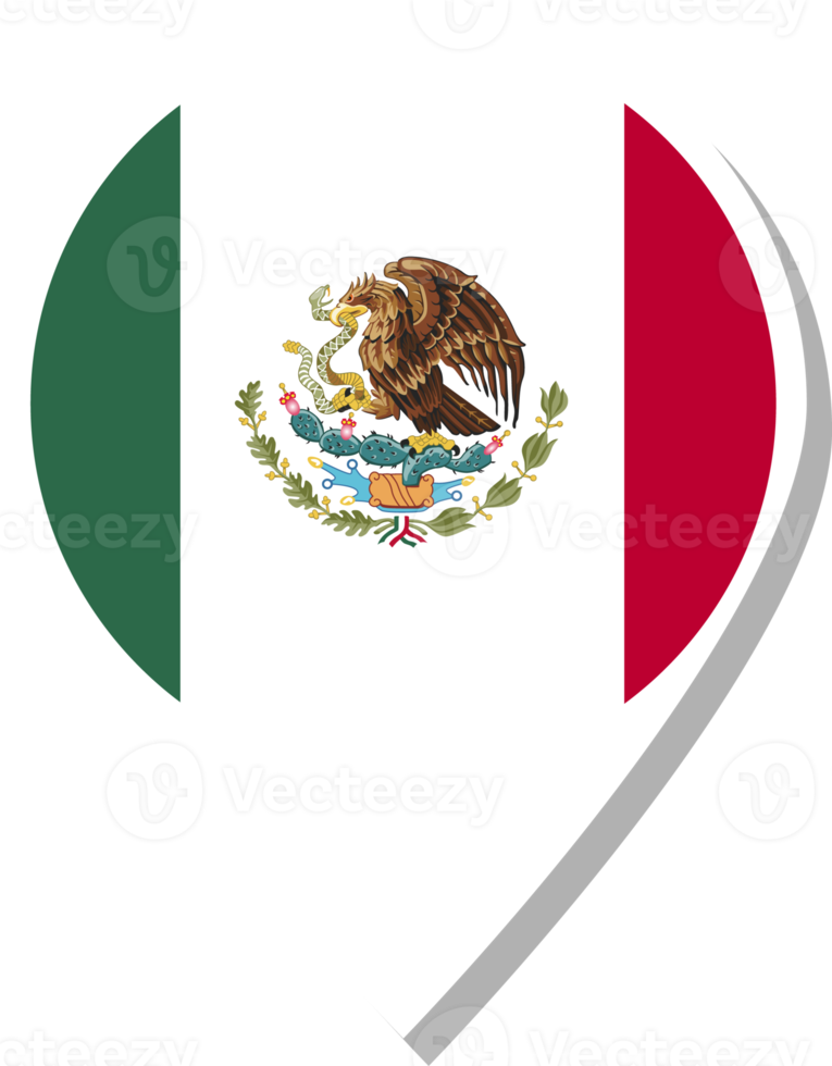 icono de registro de la bandera de México. png