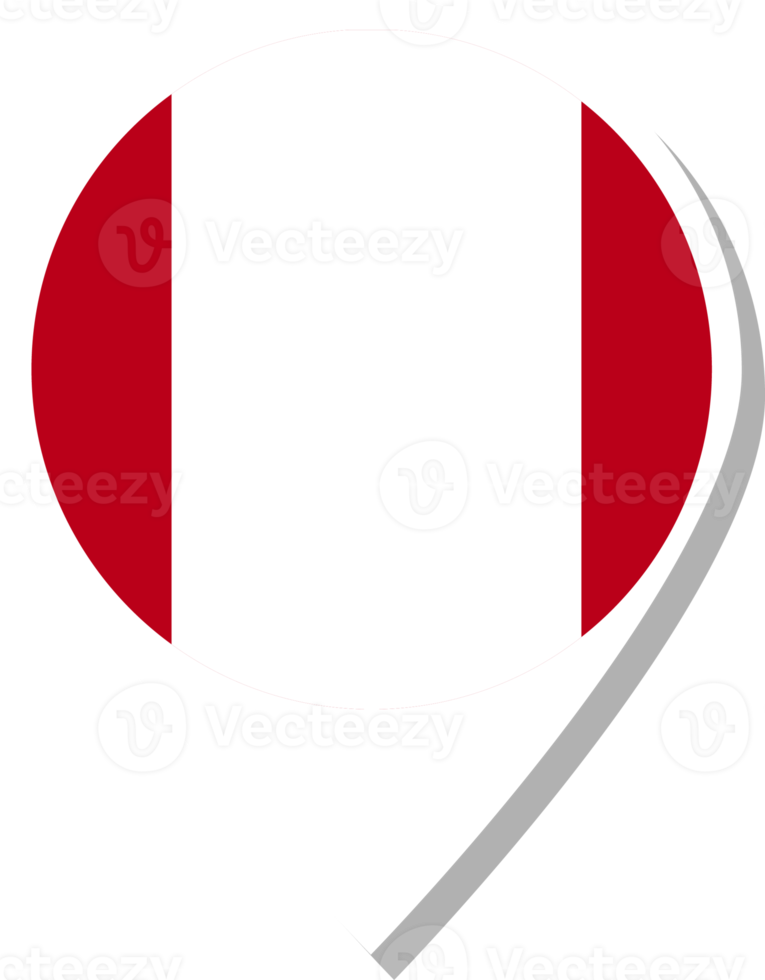 Peru flag check-in icon. png