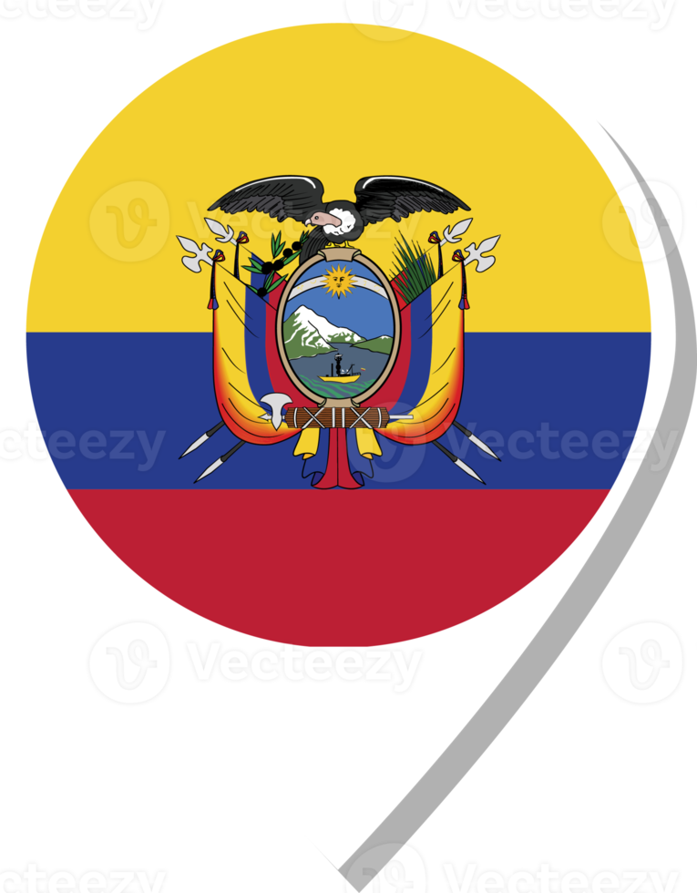 Ecuador vlag Check in icoon. png