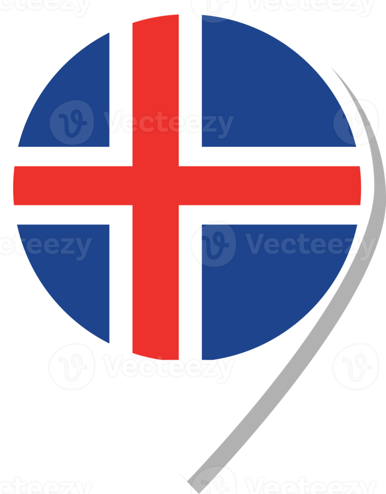 Iceland flag check-in icon. png