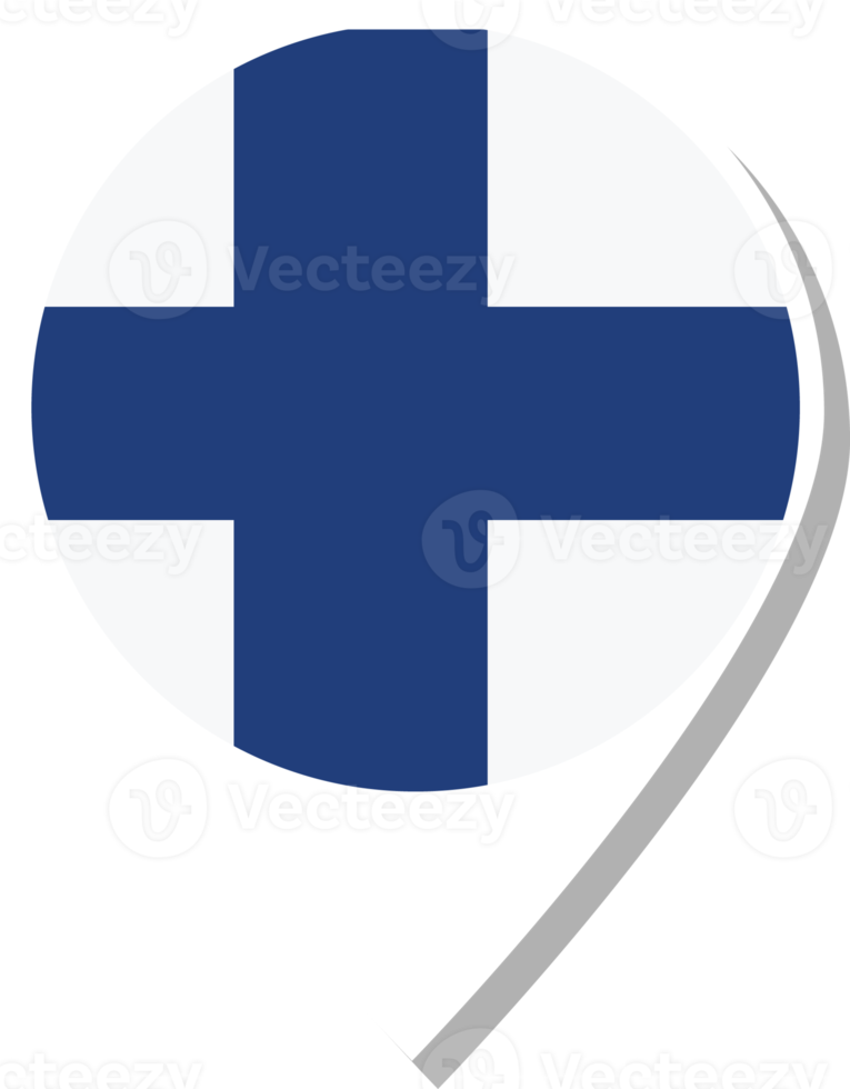 ícone de check-in da bandeira da Finlândia. png