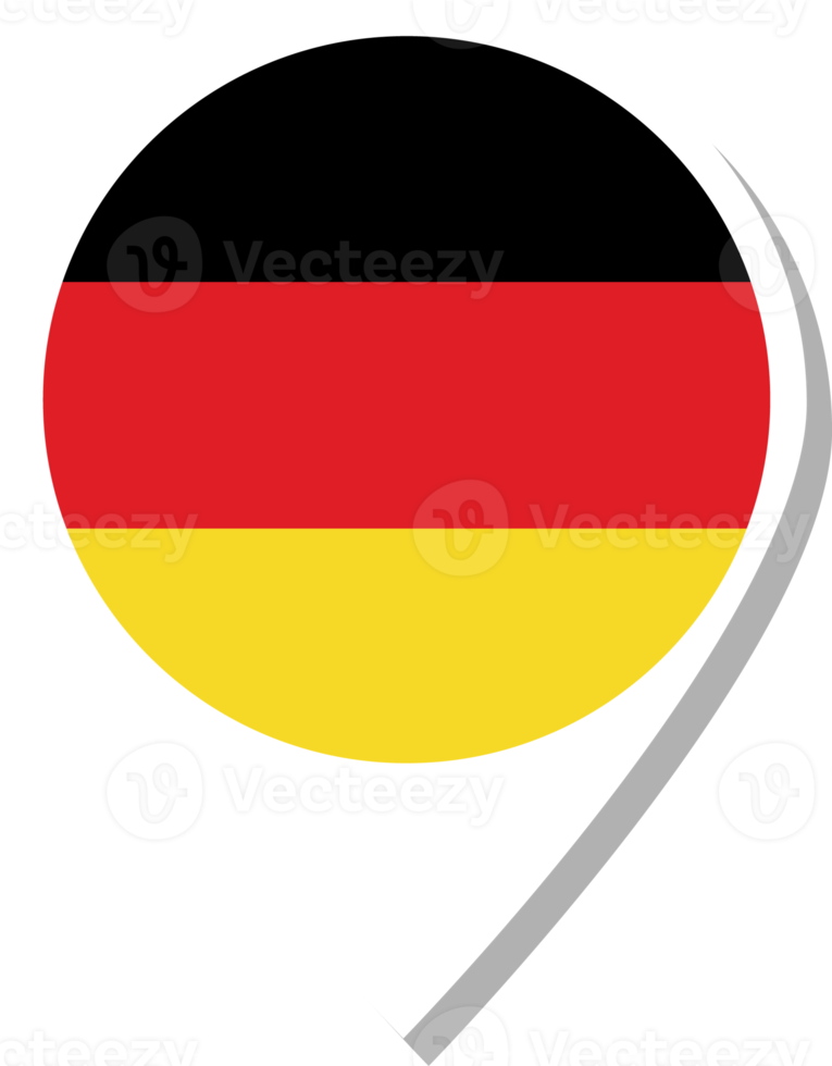 icono de check-in de la bandera de Alemania. png