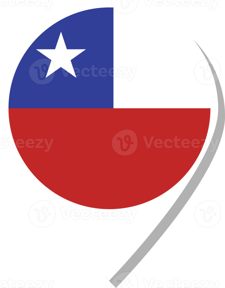 Chile flag check-in icon. png
